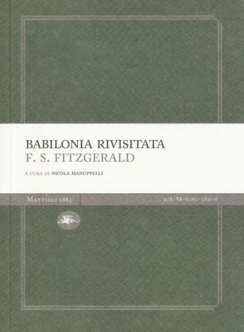 Babilonia rivisitata - Francis Scott Fitzgerald - copertina