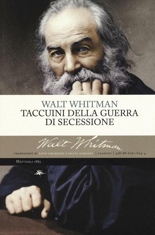 Taccuini della guerra di secessione - Walt Whitman - copertina