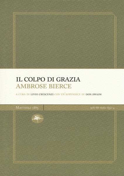 Il colpo di grazia - Ambrose Bierce - copertina