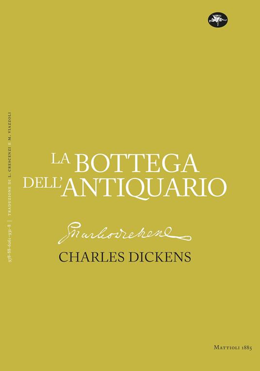 La bottega dell'antiquario - Charles Dickens - copertina
