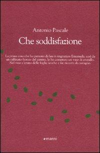 Che soddisfazione - Antonio Pascale - copertina
