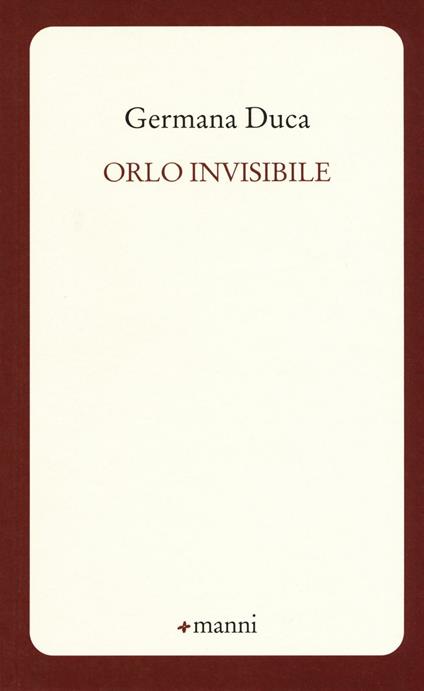 Orlo invisibile - Germana Duca Ruggeri - copertina