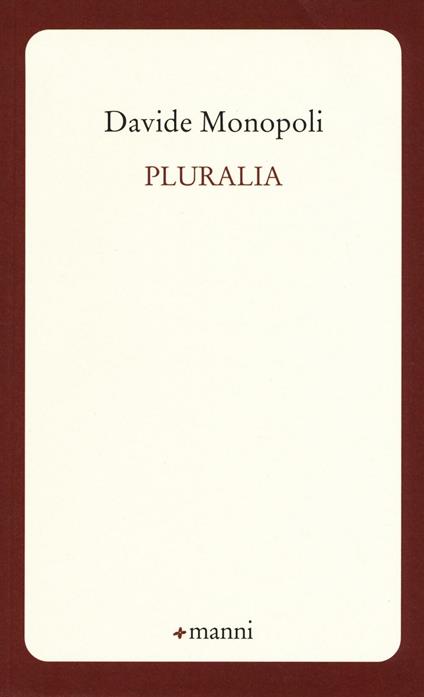 Pluralia - Davide Monopoli - copertina