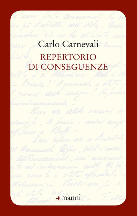 Repertorio di conseguenze - Carlo Carnevali - copertina