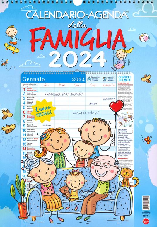 Calendario - Agenda Famiglia 2024 – edicolatoschi