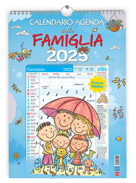 Calendario Agenda della Famiglia 2025