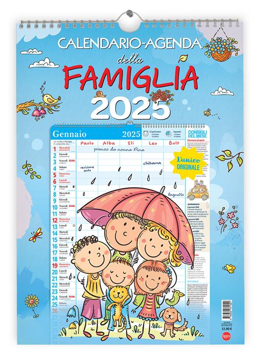 Calendario Agenda della Famiglia 2025