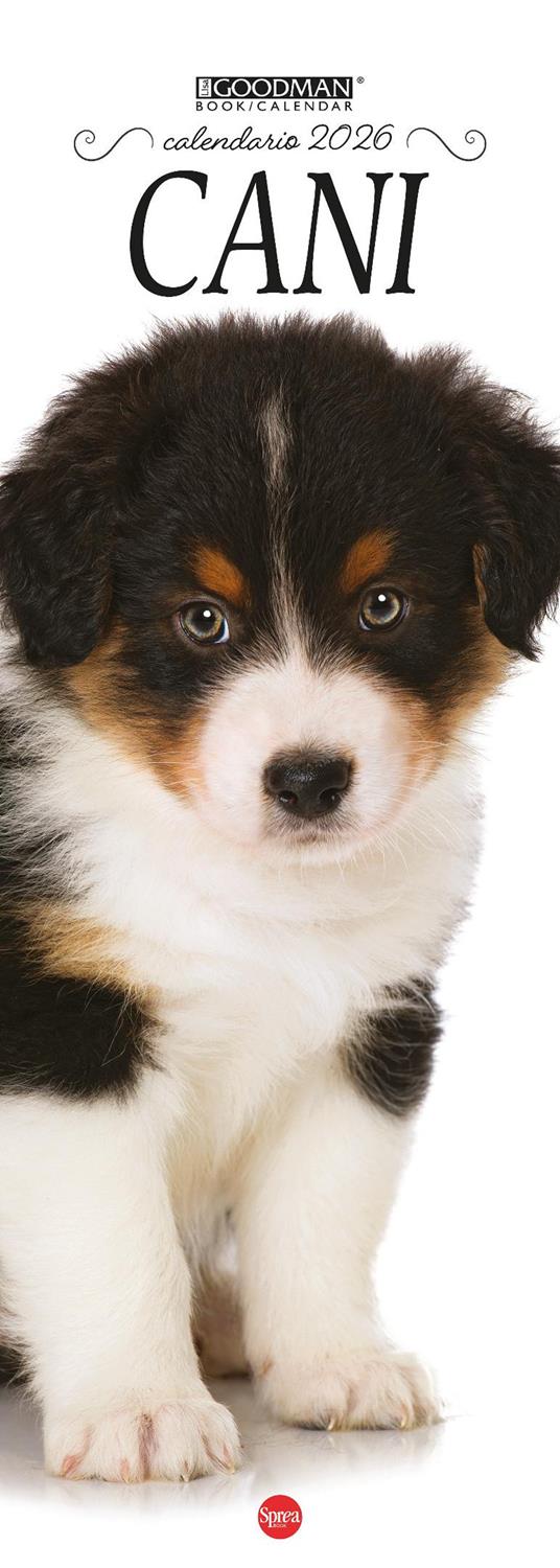 Cani. Calendario 2026. Long - copertina