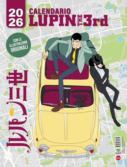 Lupin the 3rd. Calendario 2026 - copertina