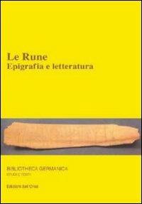 Le rune. Epigrafia e letteratura. Ediz. multilingue - copertina