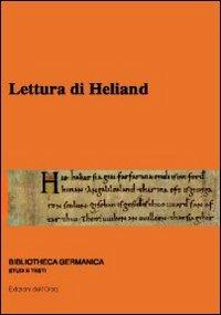 Lettura di Heliand. 11° Seminario avanzato in filologia germanica - copertina