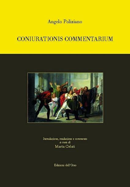 Coniurationis commentarium - Angelo Poliziano - copertina