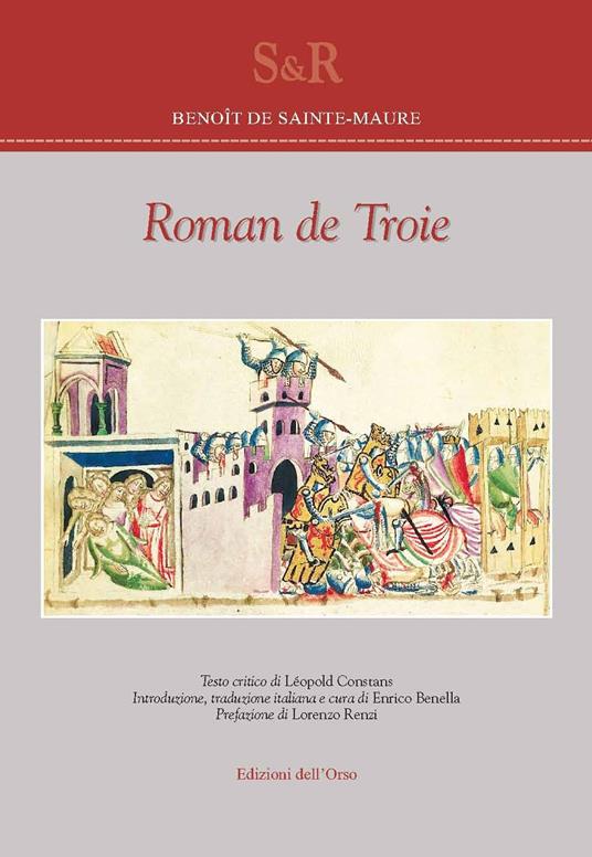Roman de Troie. Ediz. francese e italiana - Benoît De Sainte-Maure - copertina