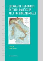 Geografia e geografi in Italia dall'unità alla 1ª guerra mondiale