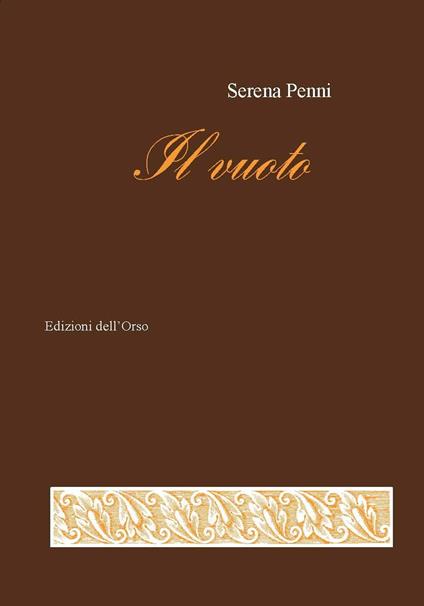 Il vuoto - Serena Penni - copertina