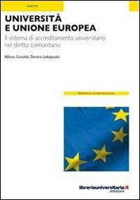 Università e Unione Europea - Alfonso Contaldo,Dimitris Liakopoulos - copertina