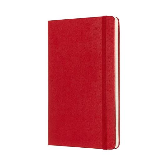Taccuino Moleskine large a righe copertina rigida rosso. Scarlet Red - 8