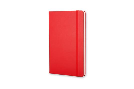 Taccuino Moleskine pocket a quadretti copertina rigida rosso. Scarlet Red - 2