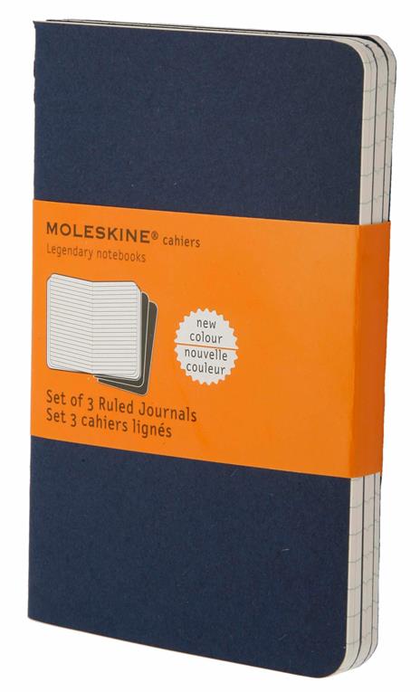Quaderno Cahier Moleskine pocket a righe. Set da 3 - 5