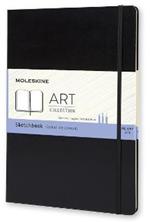 Album per schizzi Art Sketchbook Moleskine A4 copertina rigida nero. Black