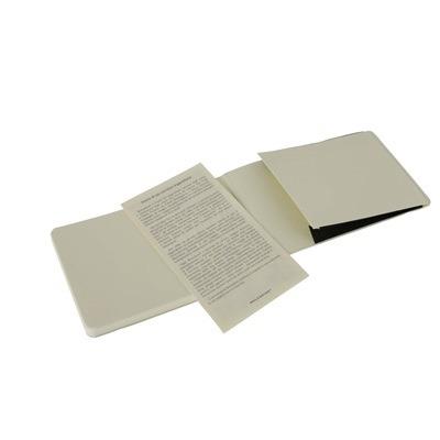 Taccuino reporter Moleskine pocket a pagine bianche copertina morbida nero. Black - 3