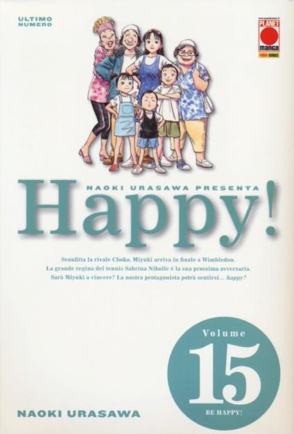 Happy!. Vol. 15 - Naoki Urasawa - copertina