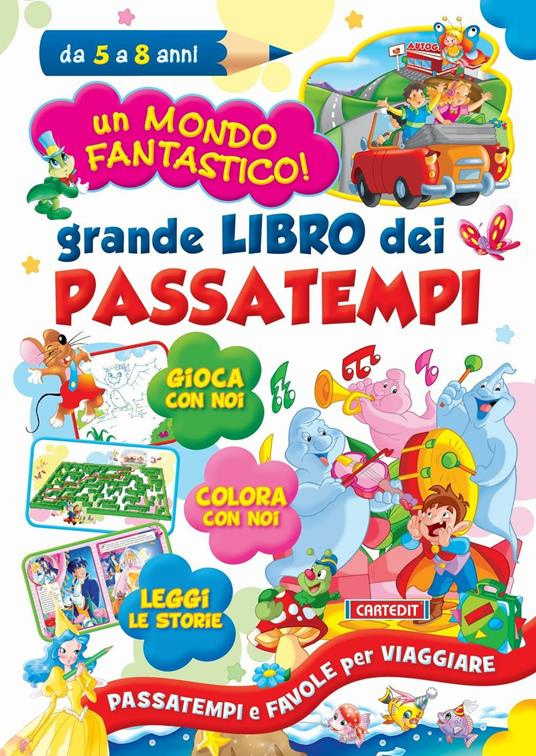 Grande libro dei passatempi. Ediz. illustrata - copertina
