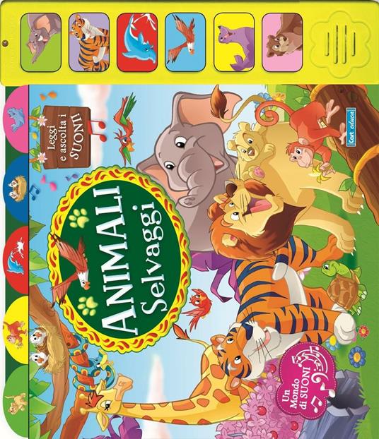 Animali selvaggi. Ediz. illustrata - copertina