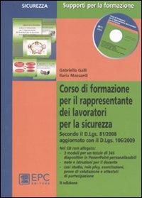 Corso di formazione per il rappresentante dei lavoratori per la sicurezza - Gabriella Galli,Ilaria Massardi - copertina