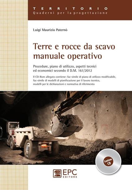 Terre e rocce da scavo manuale operativo - Luigi M. Paternò - copertina