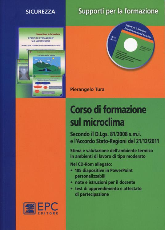 Corso di formazione sul microclima. Con CD-ROM - Pierangelo Tura - copertina