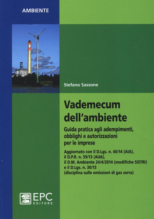 Vademecum dell'ambiente - Stefano Sassone - copertina