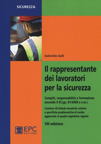 Il rappresentante dei lavoratori per la sicurezza - Gabriella Galli - copertina