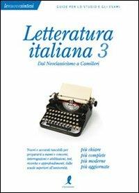 Letteratura italiana. Vol. 3: Dal Neoclassicismo a Camilleri. - Giada Perini - copertina
