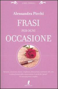 Frasi per ogni occasione - Alessandra Picchi - copertina