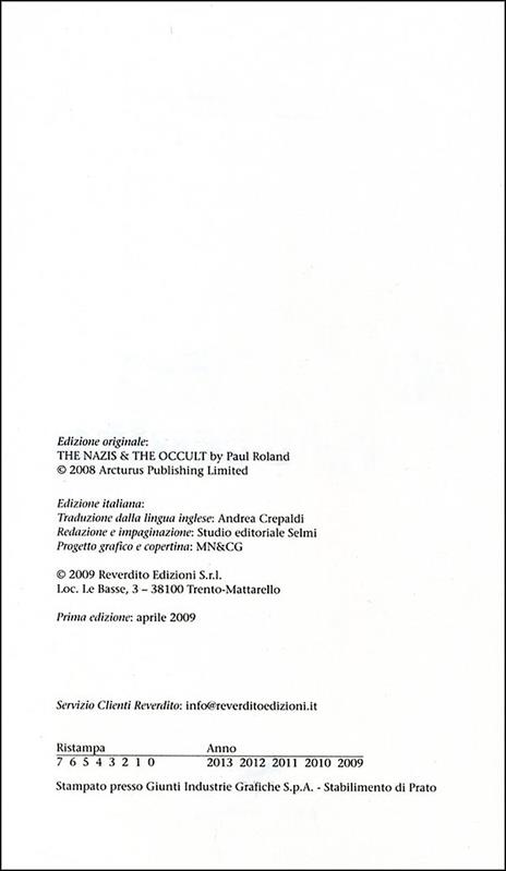 Il nazismo e l'occulto - Paul Roland - 2