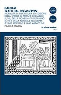 Cantari tratti dal Decameron - Paola Rada - copertina
