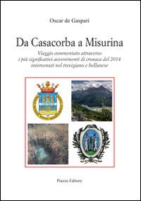 Da Casacorba a Misurina - Oscar De Gaspari - copertina