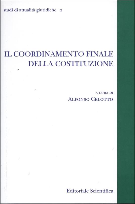 Il coordinamento finale della Costituzione - copertina