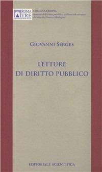 Letture di diritto pubblico - Giovanni Serges - copertina