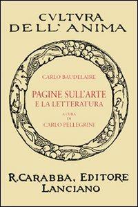 Pagine sull'arte e la letteratura - Charles Baudelaire - copertina