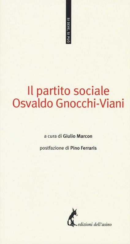 Il partito sociale - Osvaldo Gnocchi Viani - copertina