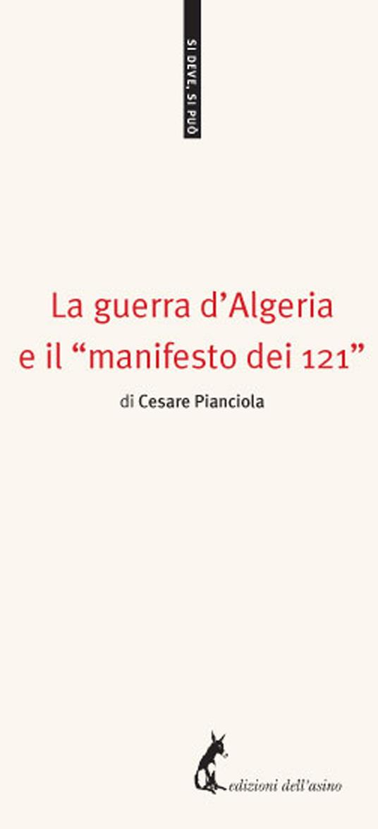 La guerra d'Algeria e il «manifesto dei 121» - Cesare Pianciola - ebook