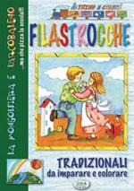 Filastrocche tradizionali. Treno a colori