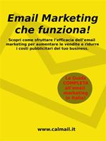 Email marketing che funziona. La guida che ti svela come utilizzare l'email marketing per aumentare le vendite e ridurre i costi del tuo business