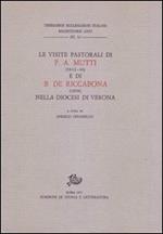 Le visite pastorali di Pietro Aurelio Mutti (1842-1846) e Benedetto De Riccabona (1858) nella diocesi di Verona
