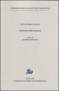Contra hypocritas - Poggio Bracciolini - copertina