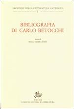 Bibliografia di Carlo Betocchi