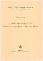 «L'eversana deiectio» di Iacopo Ammanati Piccolomini