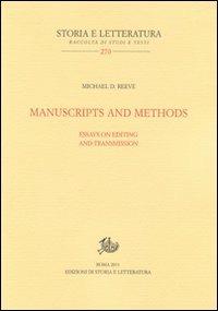 Manuscripts and methods. Essays on editing and trasmission - Michael D. Reeve - copertina